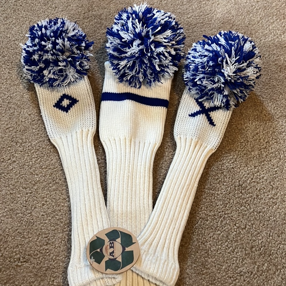 Set of 3 - AB Knit Golf Covers